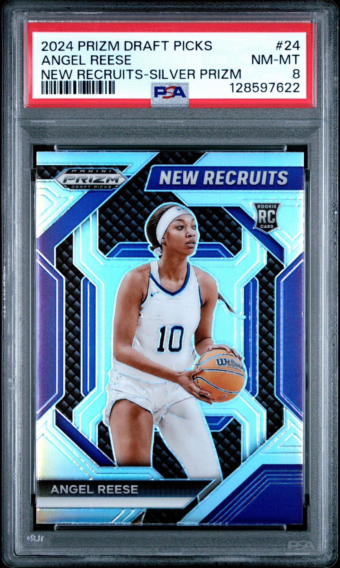 2024 Panini PANINI PRIZM DRAFT PICKS NEW RECRUITS SILVER PRIZM #24 Angel Reese front