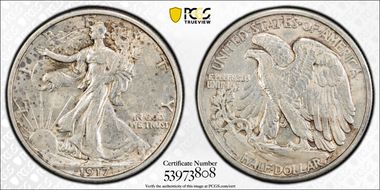 1917-S 50C Obverse N1