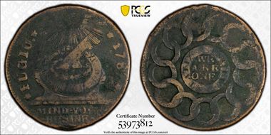 1787 Fugio 1C States United, 4 Cinq N1BN