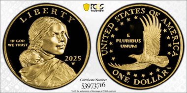 2025-S $1 Native American First Strike PR69DCAM