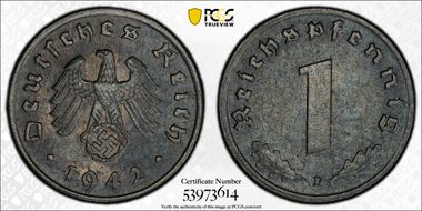 1942-D Pfg J-369 MS65