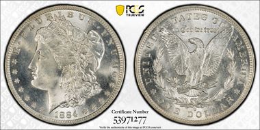 1884-O $1 MS65