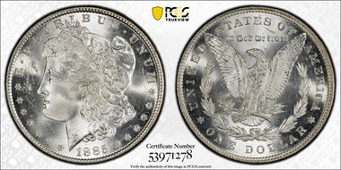 1885 $1 MS64