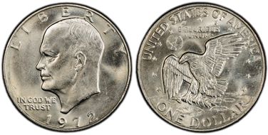 1972 $1 Type 3 MS65