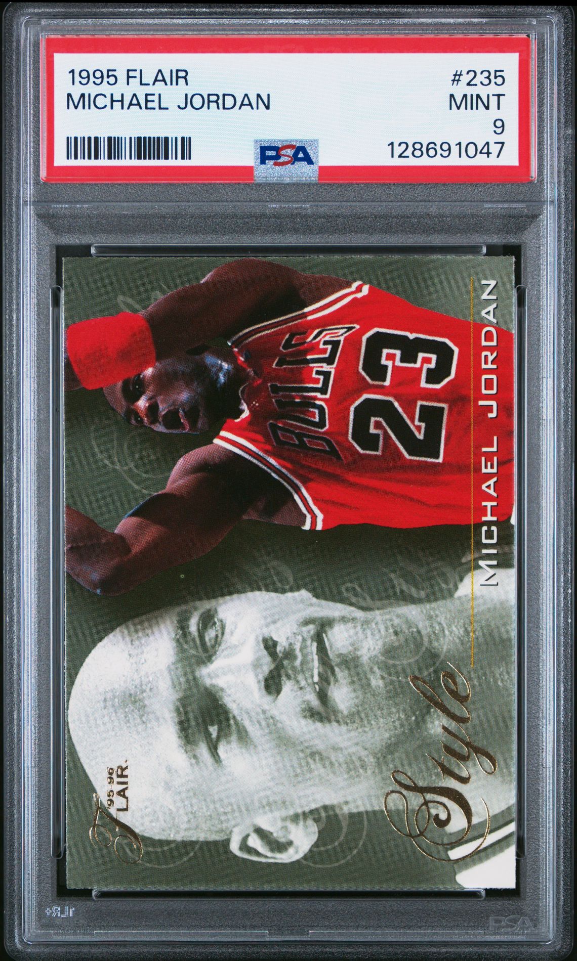 1995 FLAIR #235 Michael Jordan front