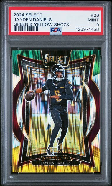 2024 Panini Select Green #26 Jayden Daniels front
