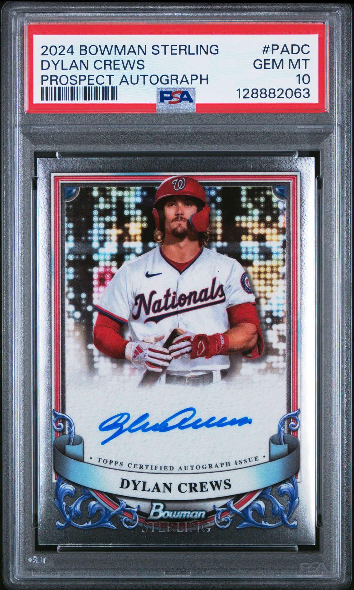 2024 Bowman BOWMAN STERLING PROSPECT AUTOGRAPHS #PADC Dylan Crews front