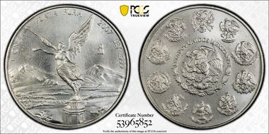 2007-Mo Onza Libertad Ag MS67