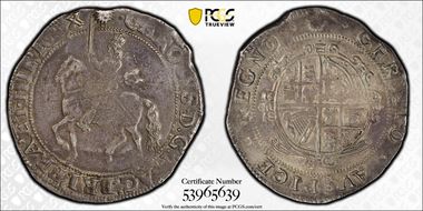 (1645-46) 1/2 Cr S-2778 Sun XF40