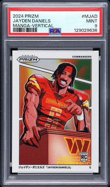 2024 Panini PANINI PRIZM MANGA VERTICAL #MJAD Jayden Daniels front