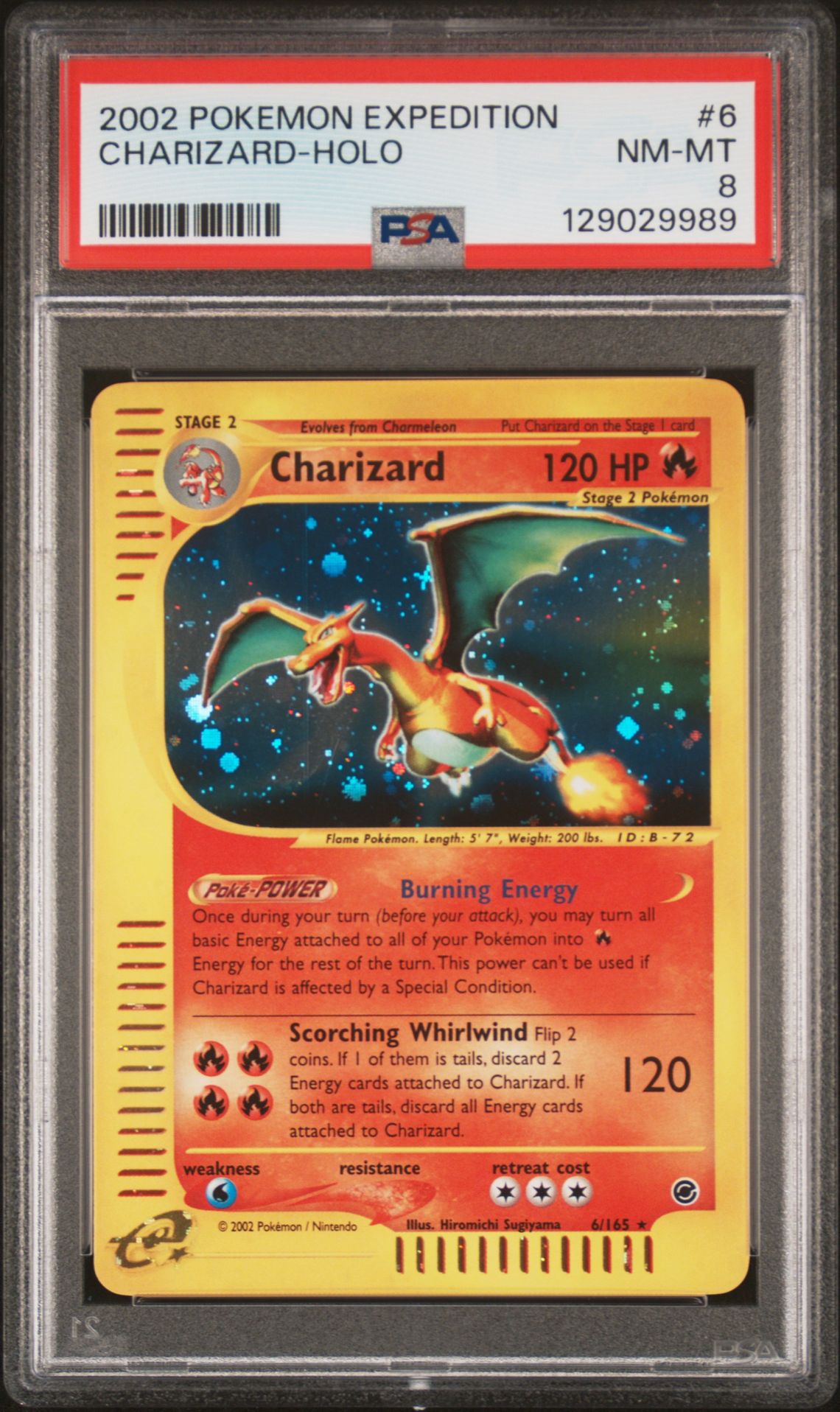 2002 Pokemon POKEMON EXPEDITION Holo #6 Charizard-Holo front