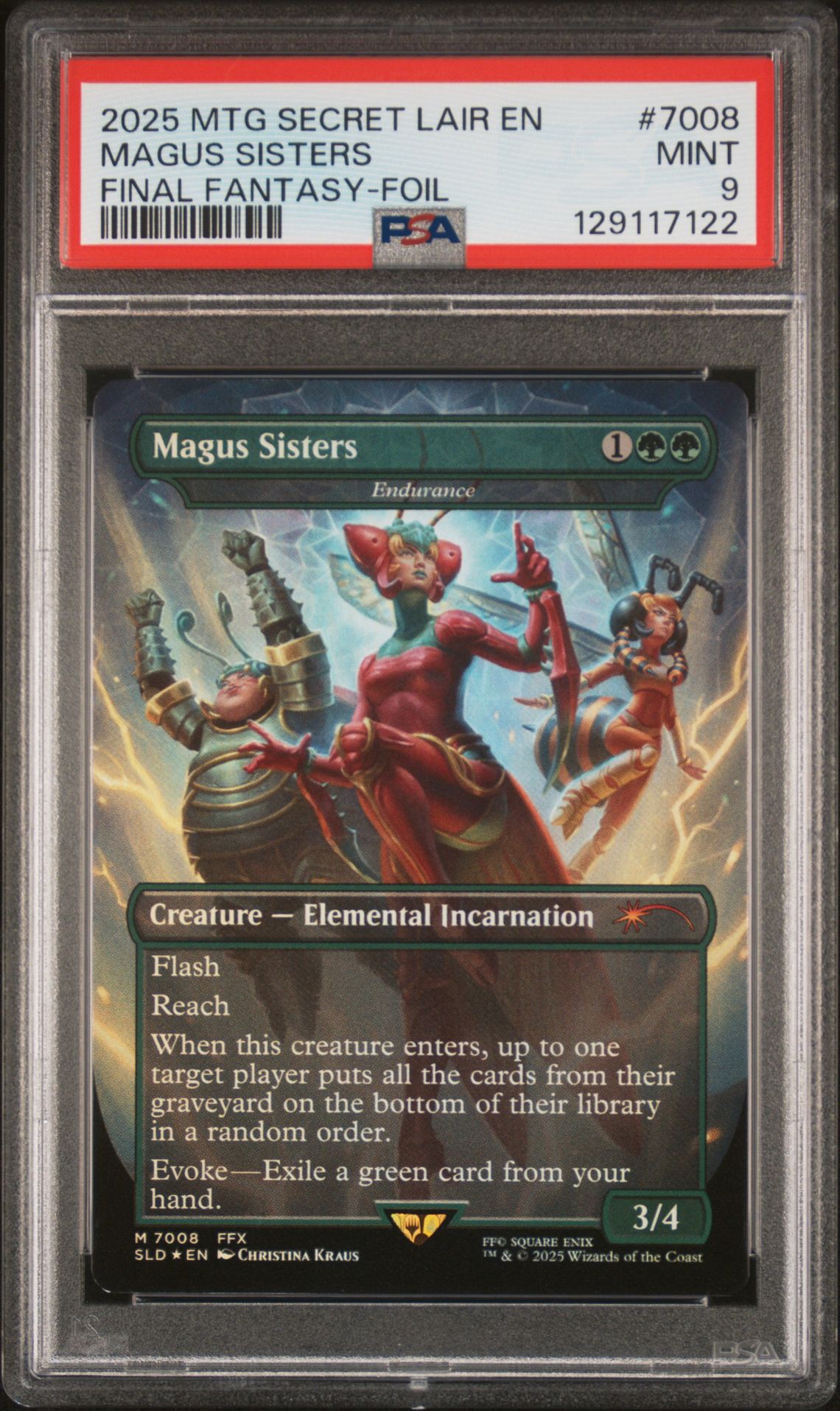 2025 MTG MAGIC THE GATHERING SECRET LAIR DROP Foil #7008 Magus Sisters front