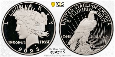 2023-S $1 Peace Dollar PR69DCAM