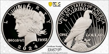 2024-S $1 Peace Dollar PR70DCAM