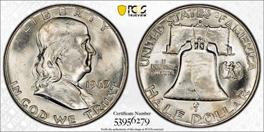 1963-D 50C MS64