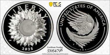 2025-P Medal American Liberty First Strike PR69DCAM