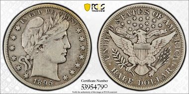 1895-S 50C VF25