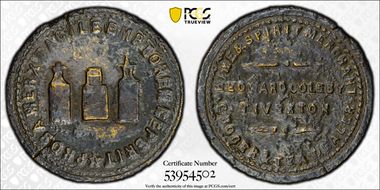 (19th C.) Token W-4940 AE Edward Coleby, Tiverton N1
