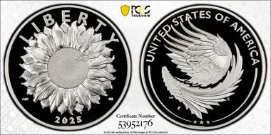 2025-P Medal American Liberty First Strike PR69DCAM