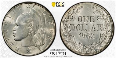1962 $1 MS63