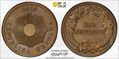 1919 2C KM-A212 MS63BN