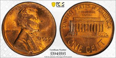1959 1C MS63RD