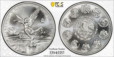 2003-Mo Onza Libertad Ag MS69