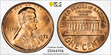 1972-D 1C MS65RD