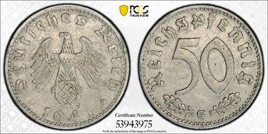 1941-G 50 Pfg J-372 AU50