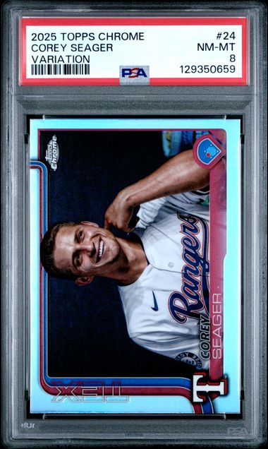 2025 Topps Topps Chrome Refractor #24 Corey Seager front