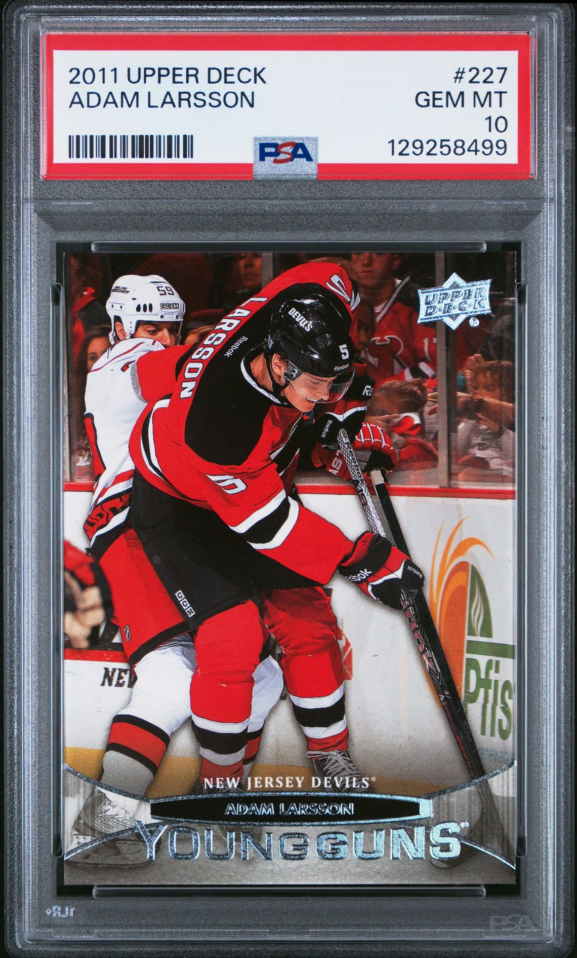 2011 Upper Deck UPPER DECK #227 Adam Larsson front