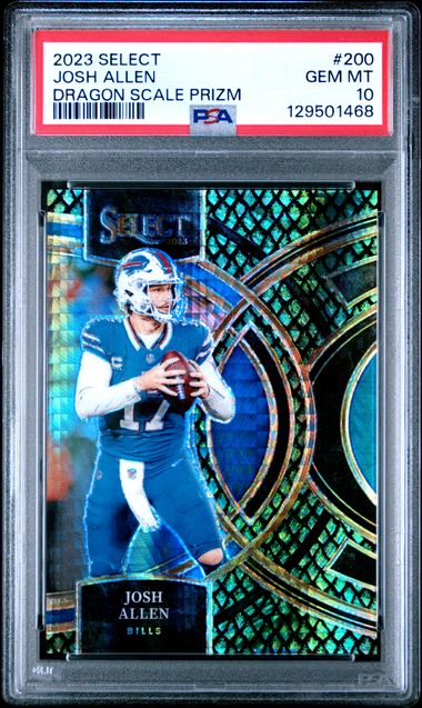 2023 Panini PANINI SELECT DRAGON SCALE PRIZM #200 Josh Allen front
