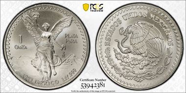 1993-Mo Onza Libertad Ag MS69