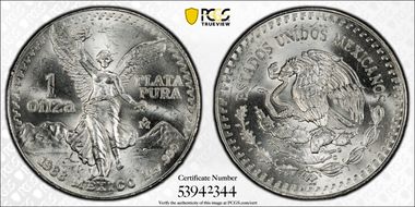 1988-Mo Onza Libertad Ag - DDO MS67