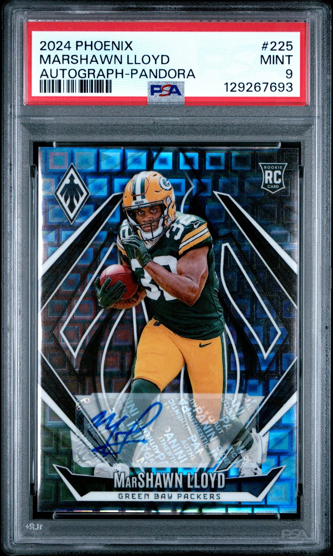 2024 Panini Phoenix Marshawn Lloyd #225 (Autograph-Pandora) Mint 9 front