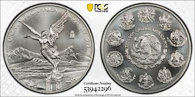 2001-Mo Onza Libertad Ag MS69