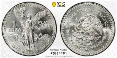 1988-Mo Onza Libertad Ag - DDO MS66