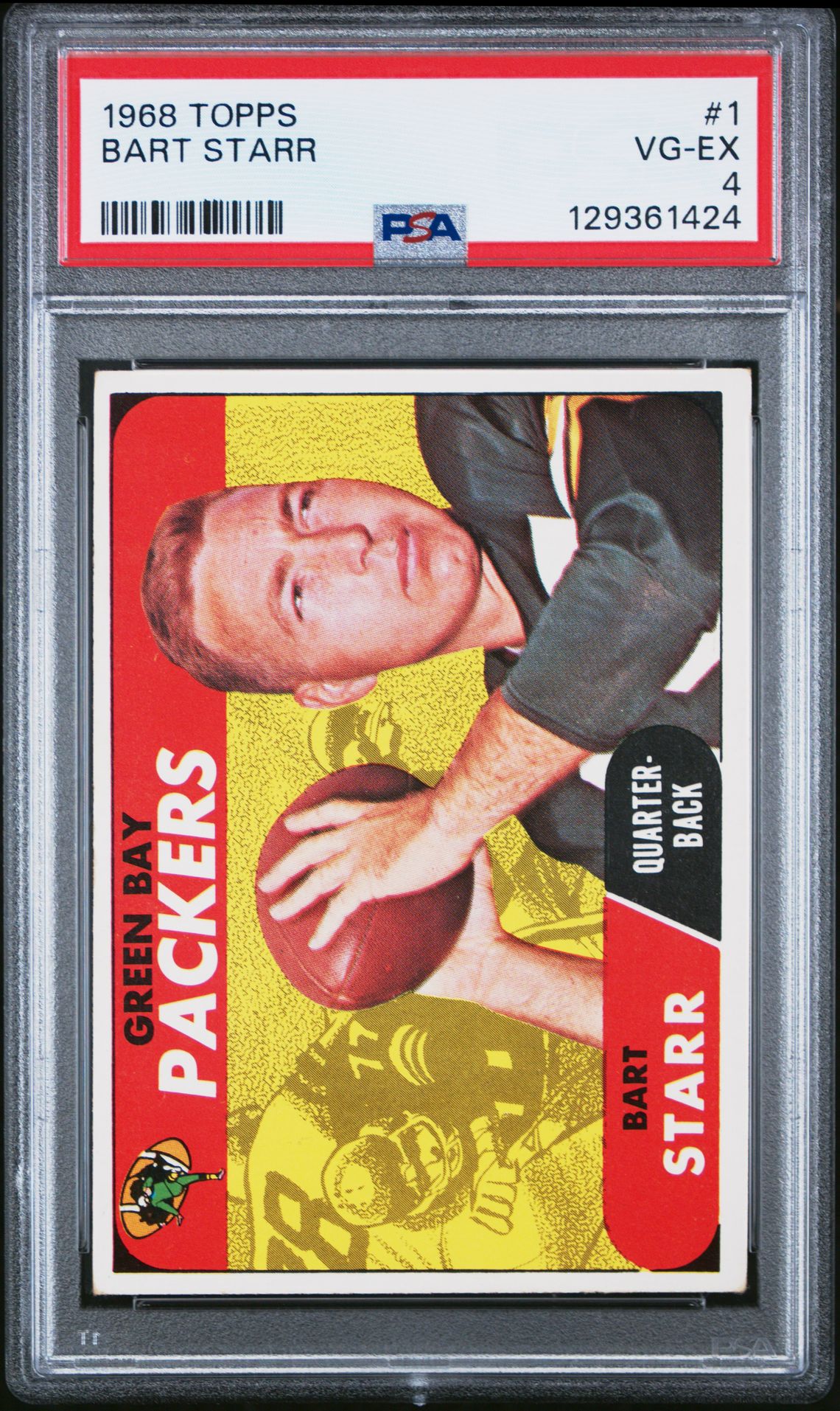 1968 Topps TOPPS #1 Bart Starr front