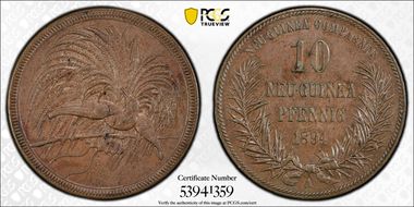 1894-A 10 Pfg J-703 MS62BN