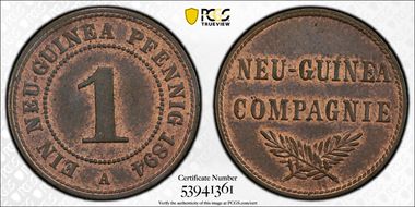 1894-A Pfg KM-1 MS62RB