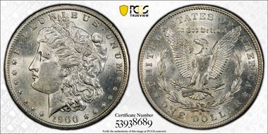 1900-S $1 MS62