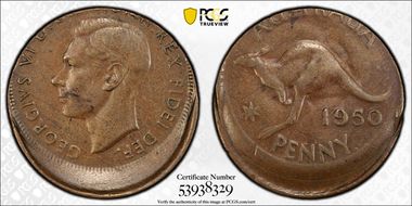 1950 Y. (p) 1D AU55BN