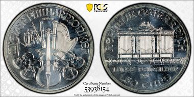 2013 € 1.50 Vienna Philharmonic MS63