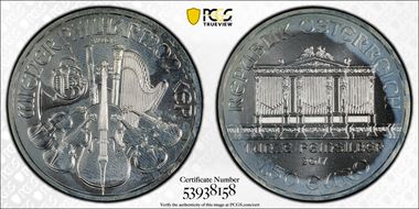 2017 € 1.50 Vienna Philharmonic MS63