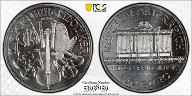 2018 € 1.50 Vienna Philharmonic MS68