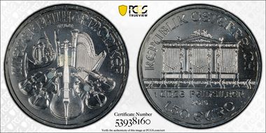 2019 € 1.50 Vienna Philharmonic MS64