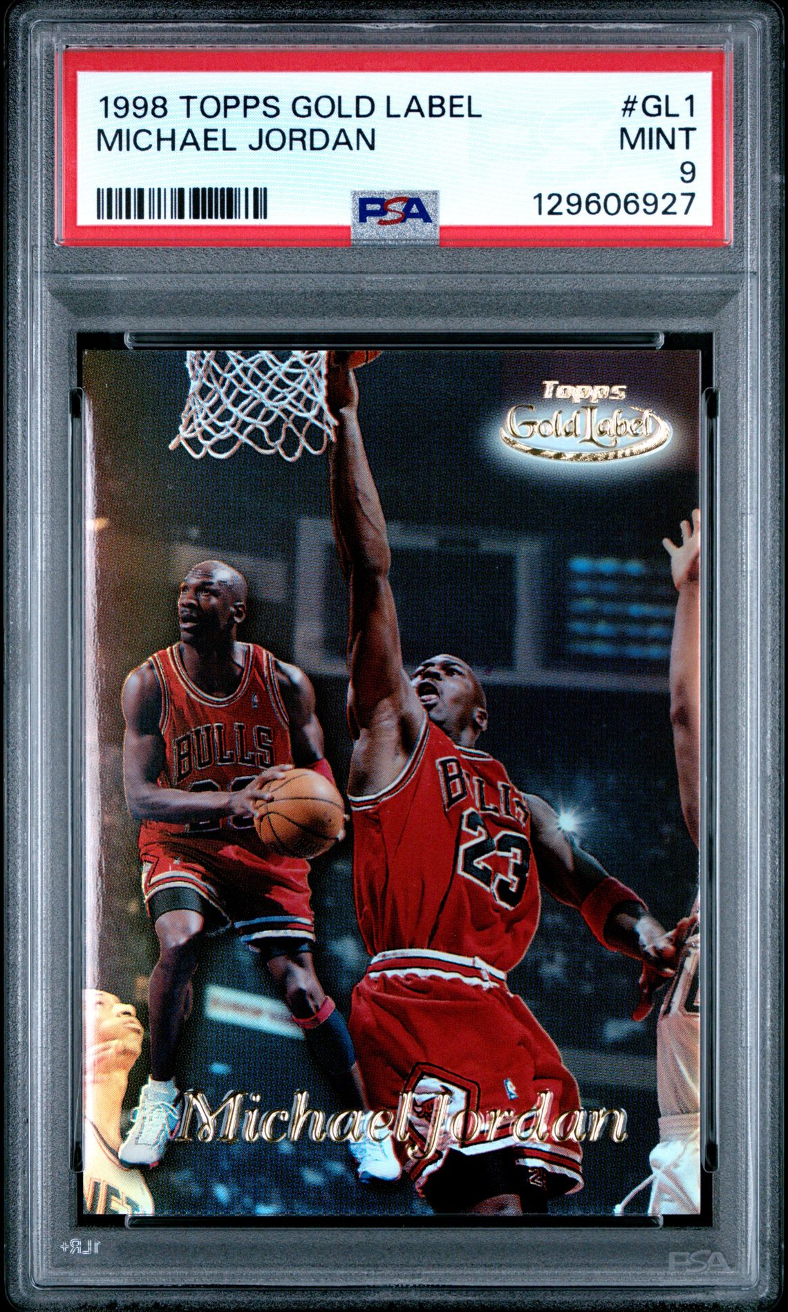 1998 Topps Gold Label Michael Jordan #Gl1 Mint 9 front