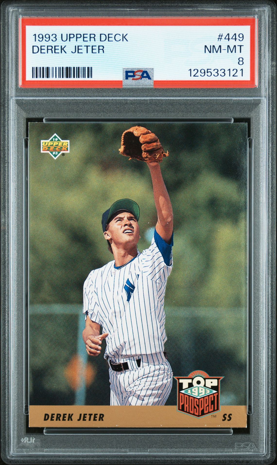 1993 Upper Deck Derek Jeter #449 Nm-Mt 8 front