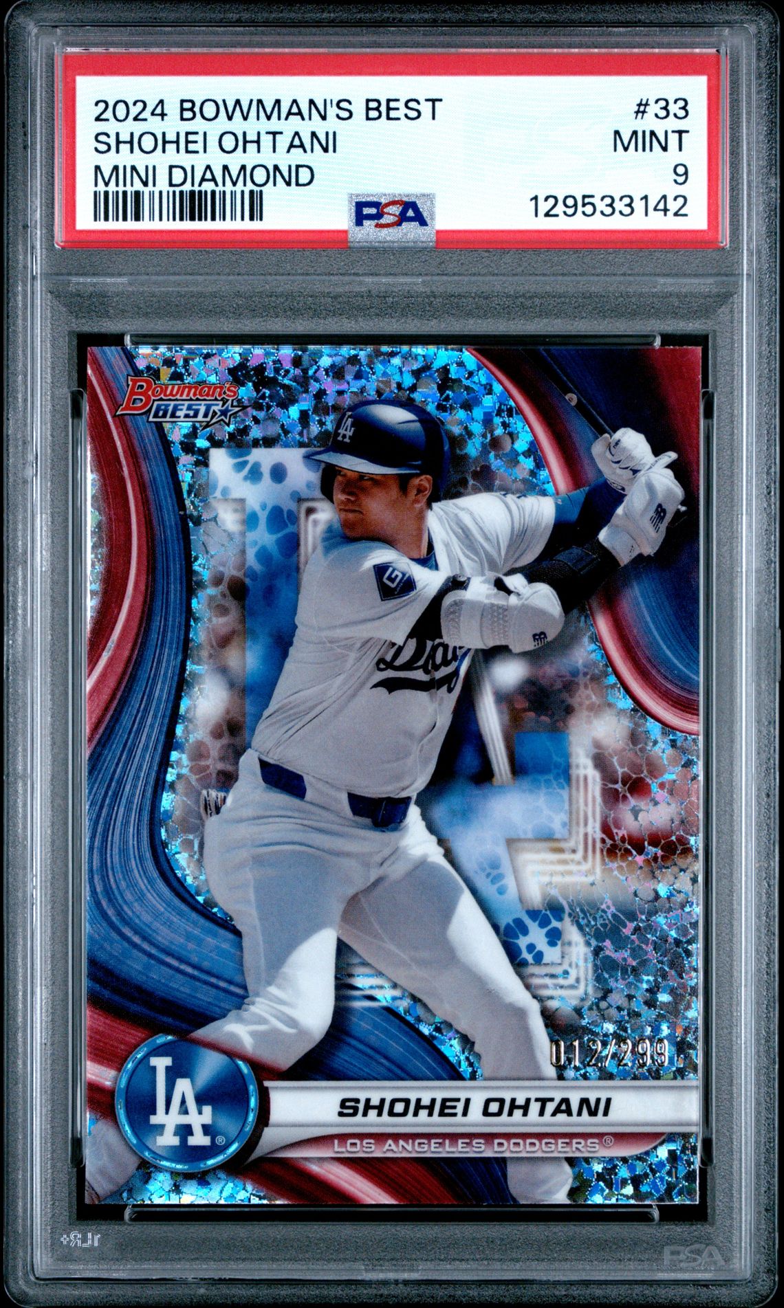 2024 Bowman's Best Shohei Ohtani #33 (Mini Diamond) Mint 9 front