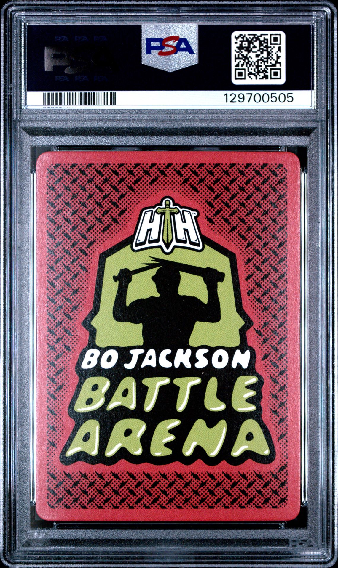 2025 Bo Jackson Battle Arena Update Bubblegum Battlefoil Snowbear #35 Gem Mt 10 back